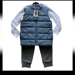 Puma Boy's Kid's 3-piece Vest Set nwt
